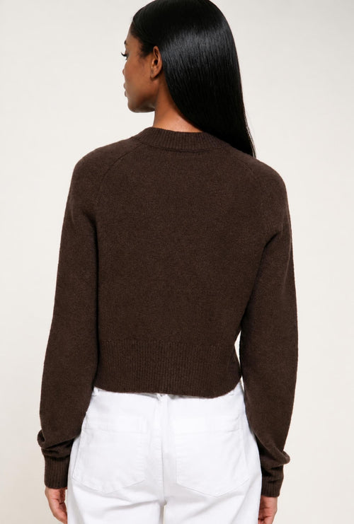 The Estelle Cardigan- Brown